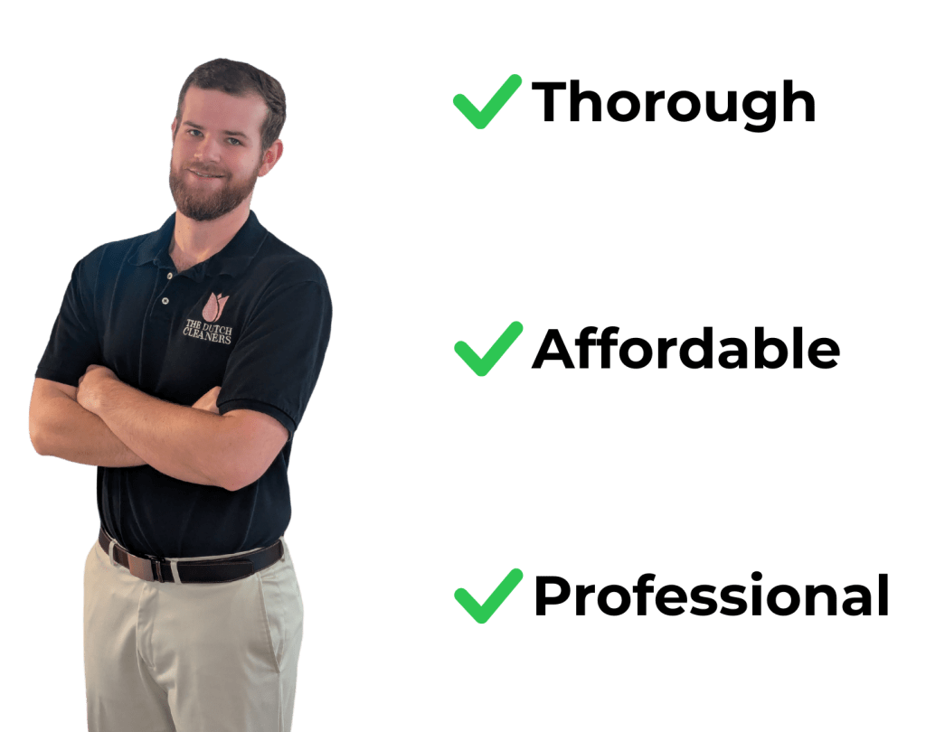 Zach, Owner of The Dutch Cleaners, a commercial cleaning company